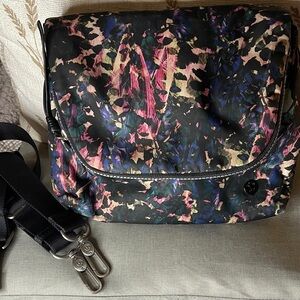 Lululemon Athletica Multi Color Shoulder Bag with Adjustable Strap Lululemon